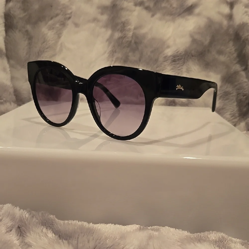 Longchamp Paris Black Oversized Sunglasses Brand New in Case